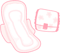生理用ナプキンのイラスト